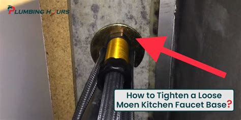 how to tighten moen kitchen faucet|How to Tighten a Loose Moen Single